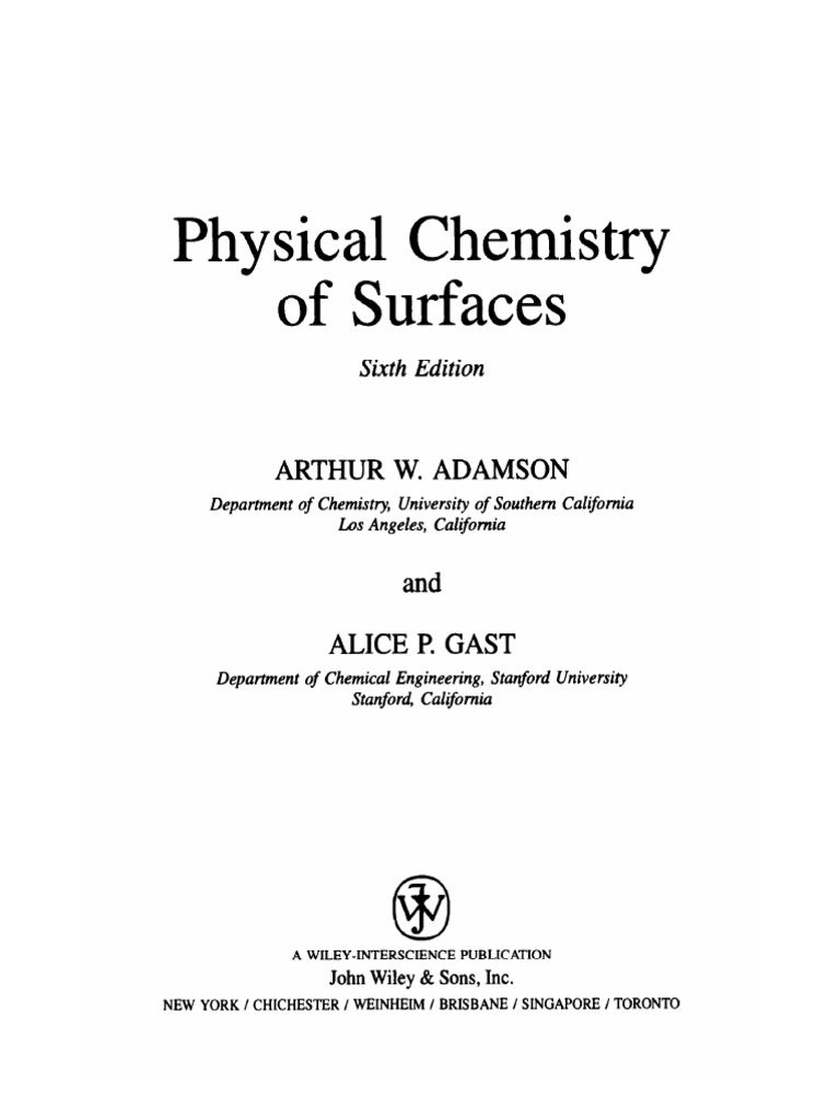 10 & “Harmony” COMPLETE BOX Arthur W. Adamson - Physical Chemistry of Surfaces 6th