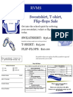 Sweatshirt Flyer