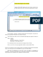 Cours Pratique de Word PDF