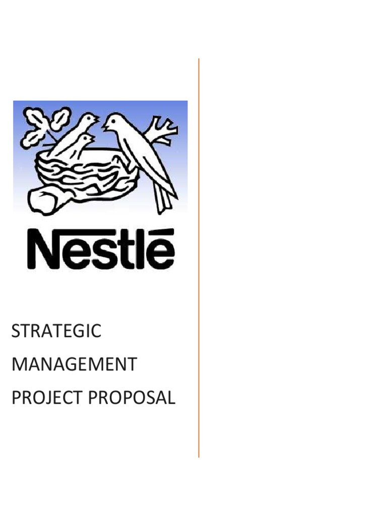 Nestlé Pakistan Strategic Management Proposal | PDF | Nestlé ...