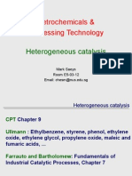 A List of Catalytic Reactions in Petrochemical Industry For Important Base Chemicals