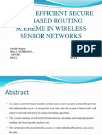 Energy Efficient Secure Ids Based Routing Sceheme in Ids