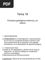 18 Procesos Geologicos Externos y Su Relieve