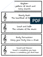 Music Definition Bookmarks