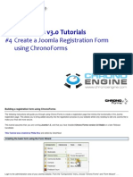 Building A Joomla Registration Form Using ChronoForms