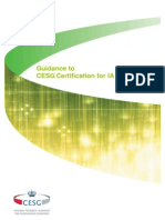 Guidance to Cesg Certification for Ia Professionals
