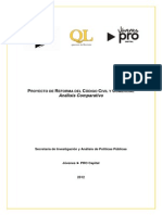 Informe SIAPP - Proyecto de Reforma del Código Civil