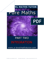 E-Book 'Pure Maths Part Two - Integration' From A-Level Maths Tutor