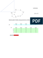 Shortest Path LP Written Using General Min-Cost Flow Formulation, With Edge Capacities Being All 1