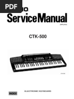 Casio CTK500 Service Manual