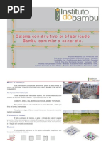 construção de casa popular em bambu