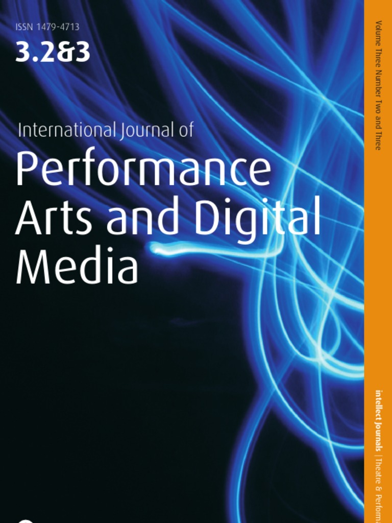 International Journal of Performance Arts and Digital Media: Volume: 3 ...