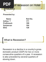 Download Impact of Recession on Hotel Industry by archanadandekar SN18798142 doc pdf