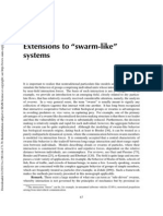 Extensions To "Swarm-Like" Systems: Remark. There Exist A Large Number of What One Can Term As "Rule-Driven" Swarms