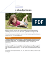 Five Things About Phonics