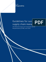 Guidelines for Sustainable Supply Chain Management