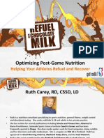 Chocolate Milk Chill Final Presentation - Nutrition for Recovery
