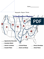 geographic regions packet