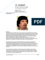 Muammar Al-Gaddafi: Libia, Líder de La Revolución Ex Presidente de La Junta Militar