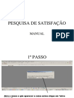 Manual Pesquisa de Satisfação