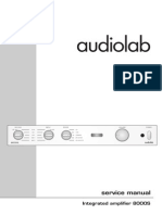 Audiolab 8000S Service Manual