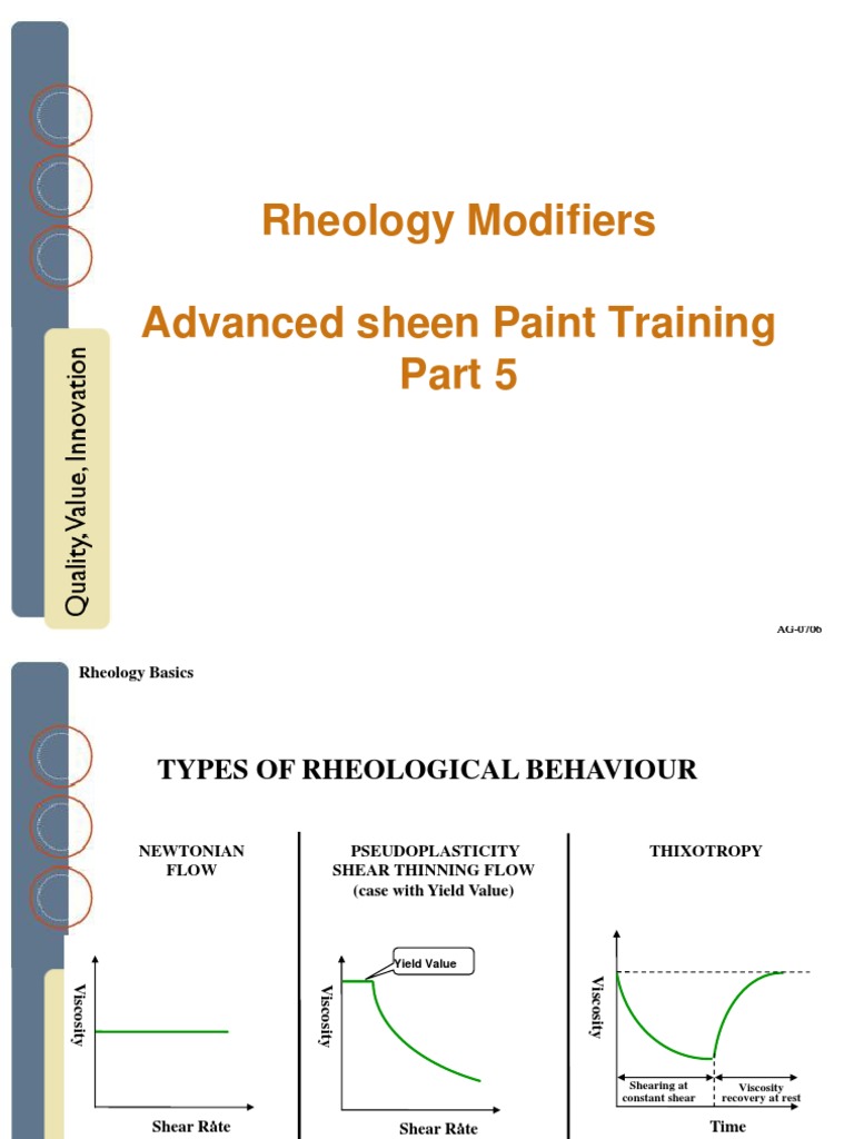 Rheology Modifiers | PDF | Rheology | Polymers
