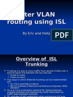 Inter VLAN Routing Using ISL