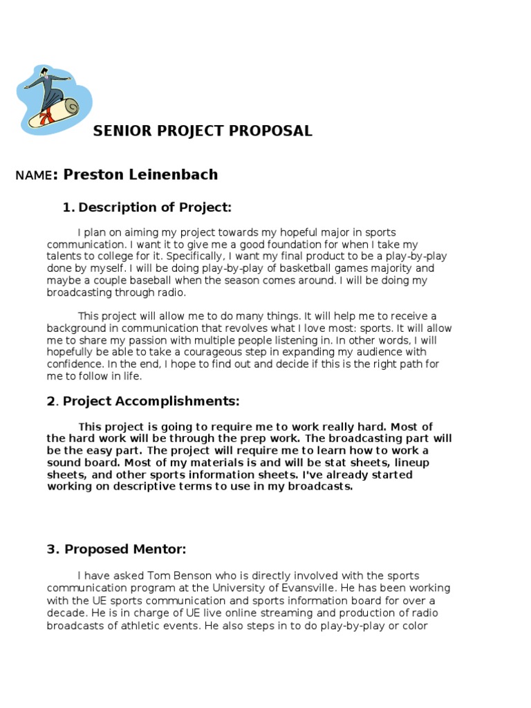 revised senior project proposal 2 Psychological Concepts Psychology