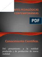 Corrientes Pedagógicas Contemporáneas