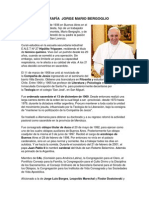 Biografía Jorge Mario Bergoglio