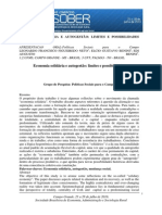 Economia Solidaria e Auto Gestao