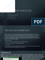 Los Tipos de Datos Exposicion