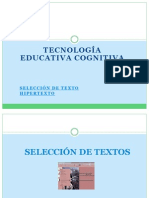 Tecnologia Educativa Cognitiva