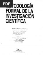 Libro El Proceso De La Investigacion Cientifica Mario Tamayo Pdf