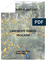 Approved Plant List