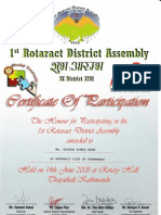 Rotaratct District Assembly