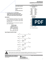 D D D D D: SN74CBT3126 Quadruple Fet Bus Switch