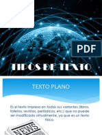 Tipos de Texto