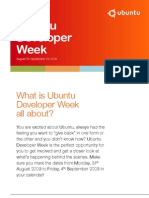 Ubuntu Developer Week4