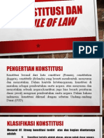 Konstitusi Dan Rule of Law