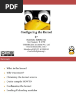 Configuring The Kernel: Buddhika Siddhisena Co Founder & Cto Thinkcube Systems Pvt. LTD