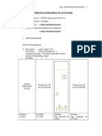 Hasil Praktikum Glikosida Flavonoid: 9,3 CM 8,6 CM