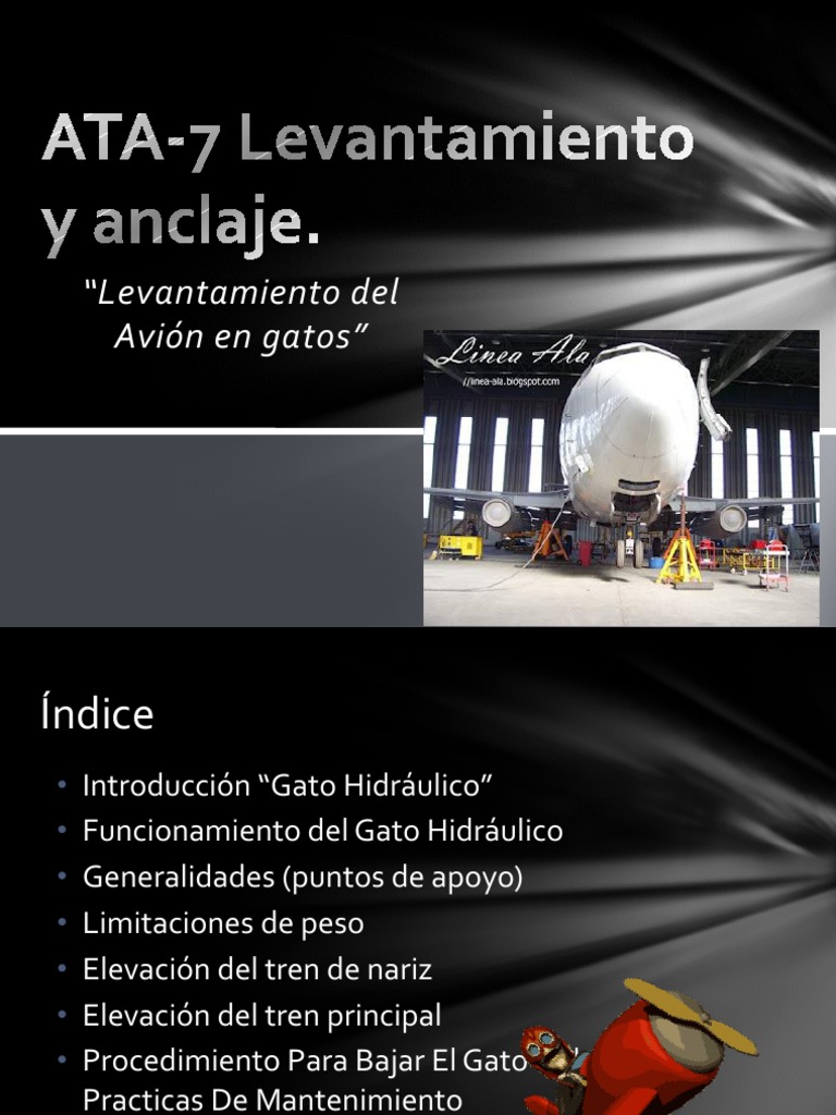ATA-7 Levantamiento y anclaje.pptx | Ala | Aviación