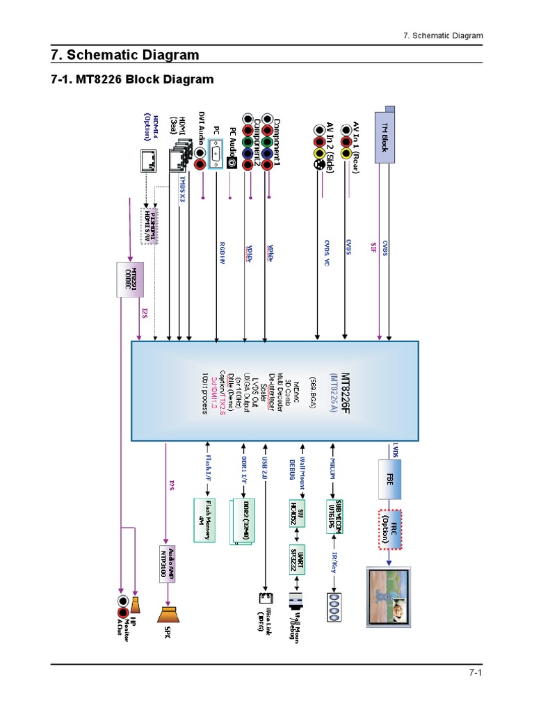 LCD Schematic Diagram | PDF