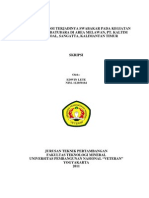 Analisis Potensi Terjadinya Swabakar Pada Kegiatan Penimbunan Batubara Di Area Melawan