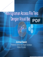 Pemrograman Access File Teks