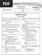 REGÊNCIA DOS VERBOS - 2001