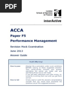 ACCA F5 Revision Mock June 2013 ANSWERS Version 5 FINAL at 25 March 2013