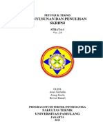 Download Petunjuk Teknis Skripsi Teknik Informatika UNPAM 20 by Ekha Romans SN188094288 doc pdf