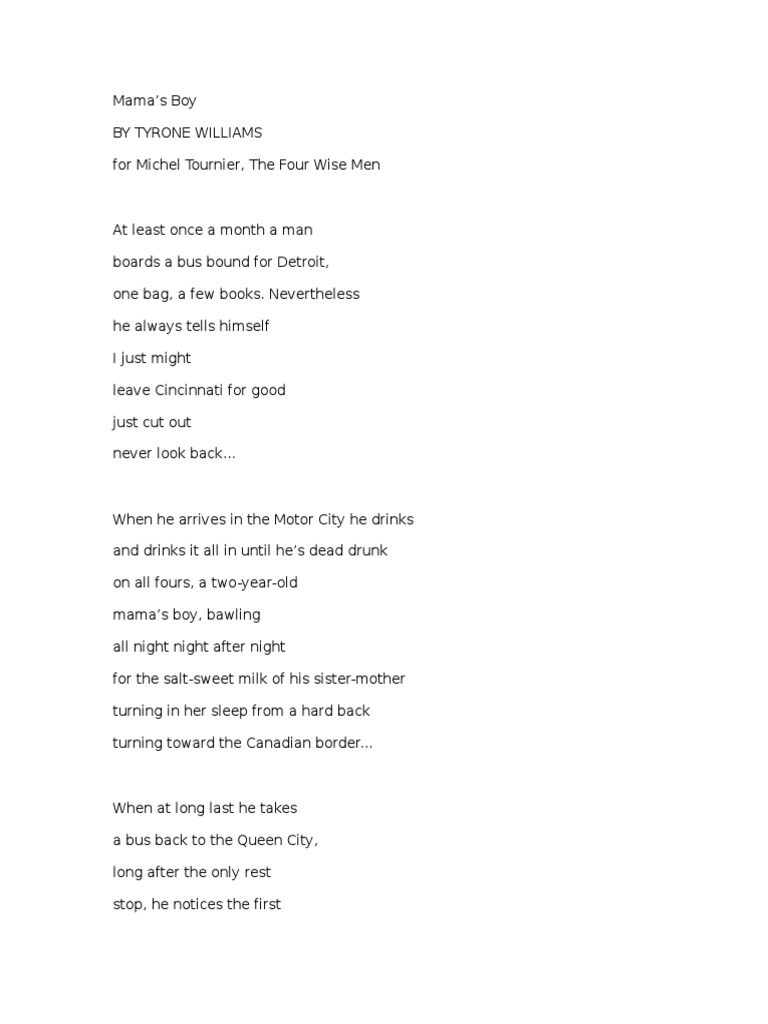 Mamas Boy | PDF